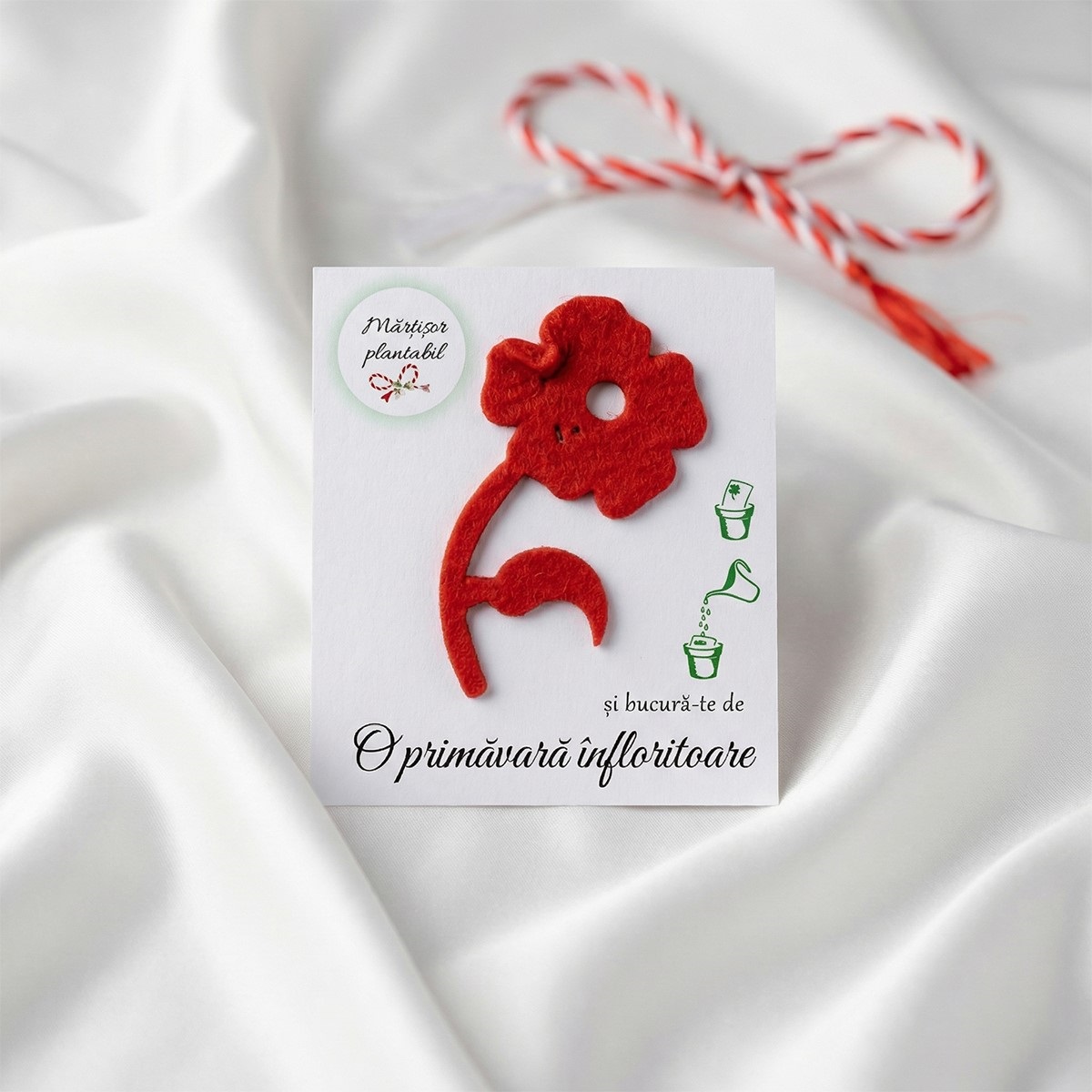Set 10 mărțișoare plantabile - imagine 10