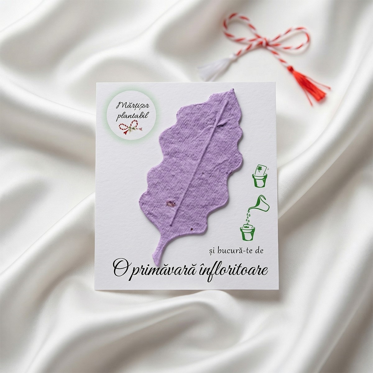 Set 10 mărțișoare plantabile - imagine 7