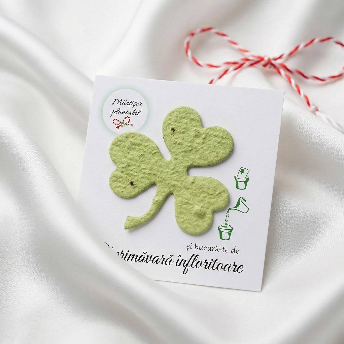 Set 10 mărțișoare plantabile - imagine 12