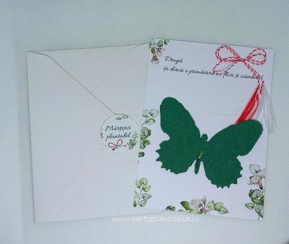 martisor plantabil verde-inchis