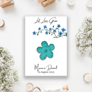 Marturie cu floare de Nu-ma-uita