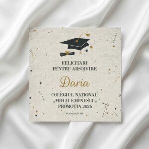 Felicitare pentru absolventi