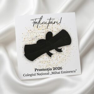 Felicitarea de absolvire cu diplomă plantabila