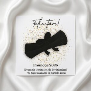 Felicitarea de absolvire cu diplomă plantabila