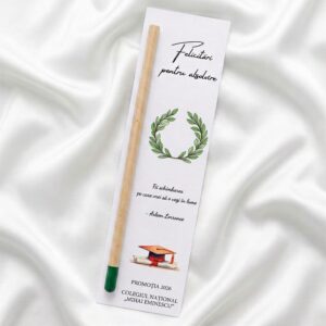 Semn de carte cu creion plantabil Absolvire