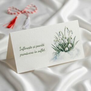 Felicitare Primăvara cu creion plantabil