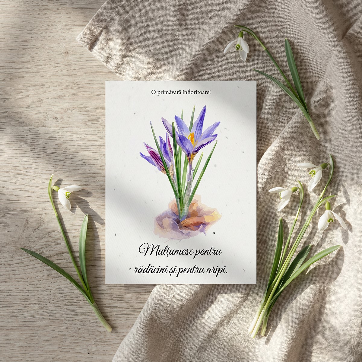 Felicitare Rădăcini și aripi - imagine 3