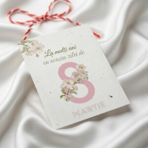 Felicitare Ziua femeii florală