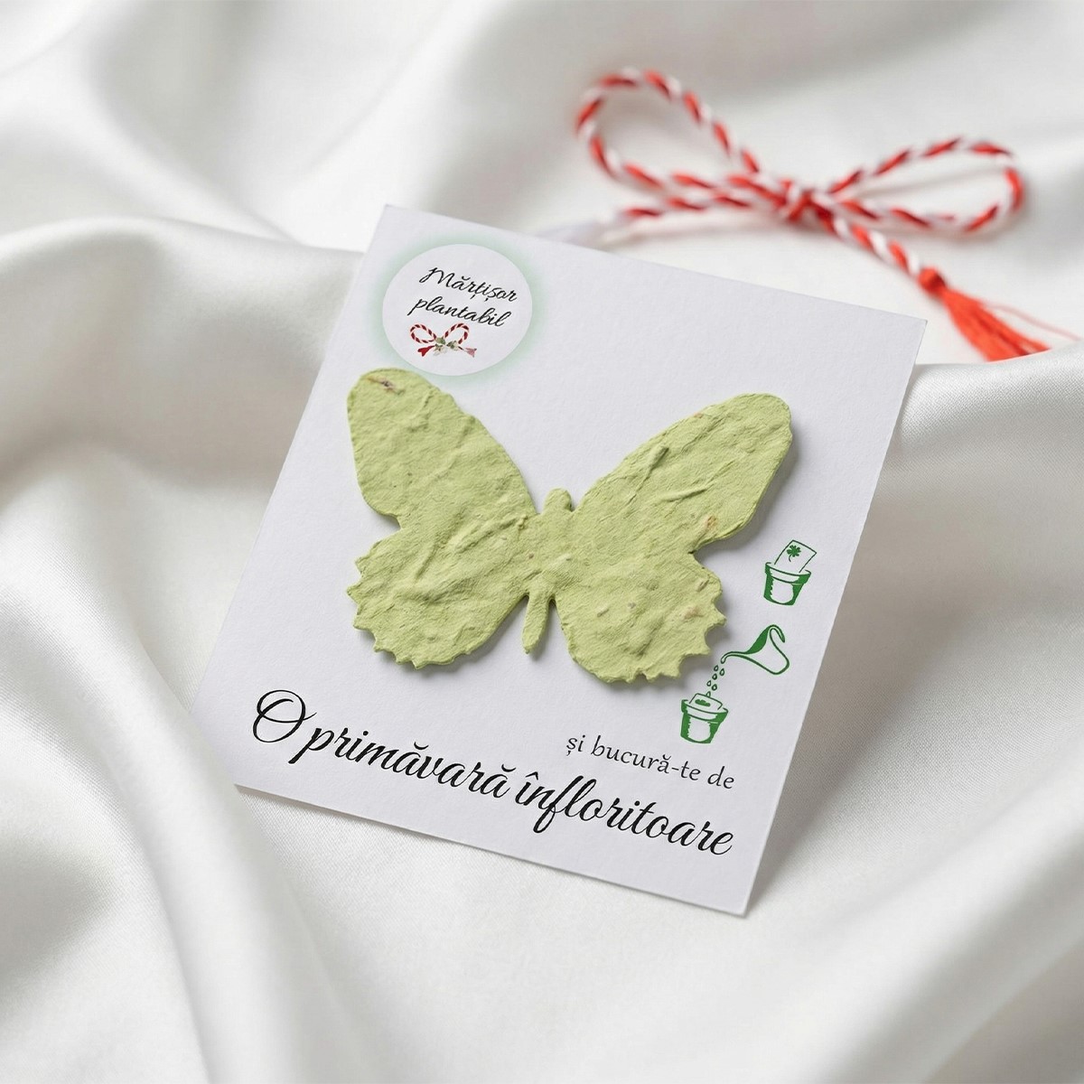 Set 10 mărțișoare plantabile - imagine 8