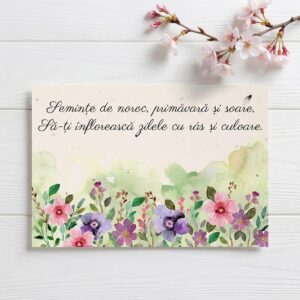 Set 6 minifelicitări „Nature’s Pocket”